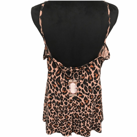 Plus Leopard Playsuit - Picture 2 of 9